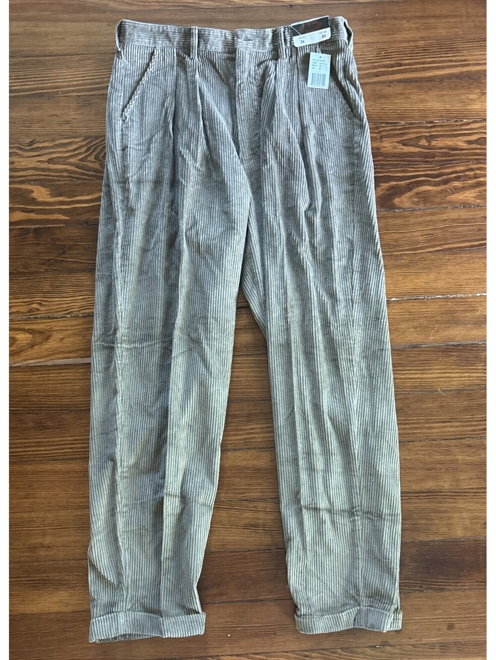 Vintage Bert Pulitzer Collectors Edition Wale Corduroy Men’s Pants 30X36 NWT 90s